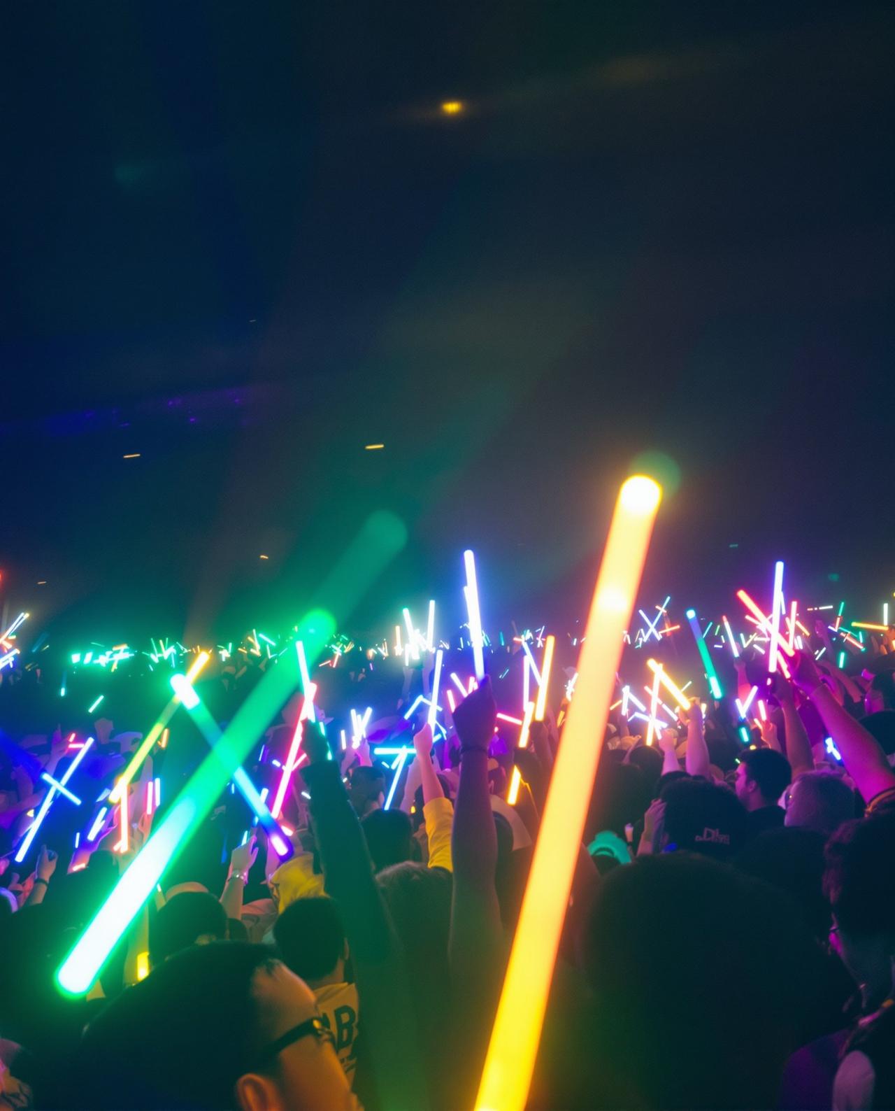 粉丝应援演唱会现场